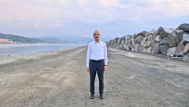İyidere Lojistik Limanı'nda sona doğru: Fiziki gerçekleşme yüzde 82'ye ulaştı