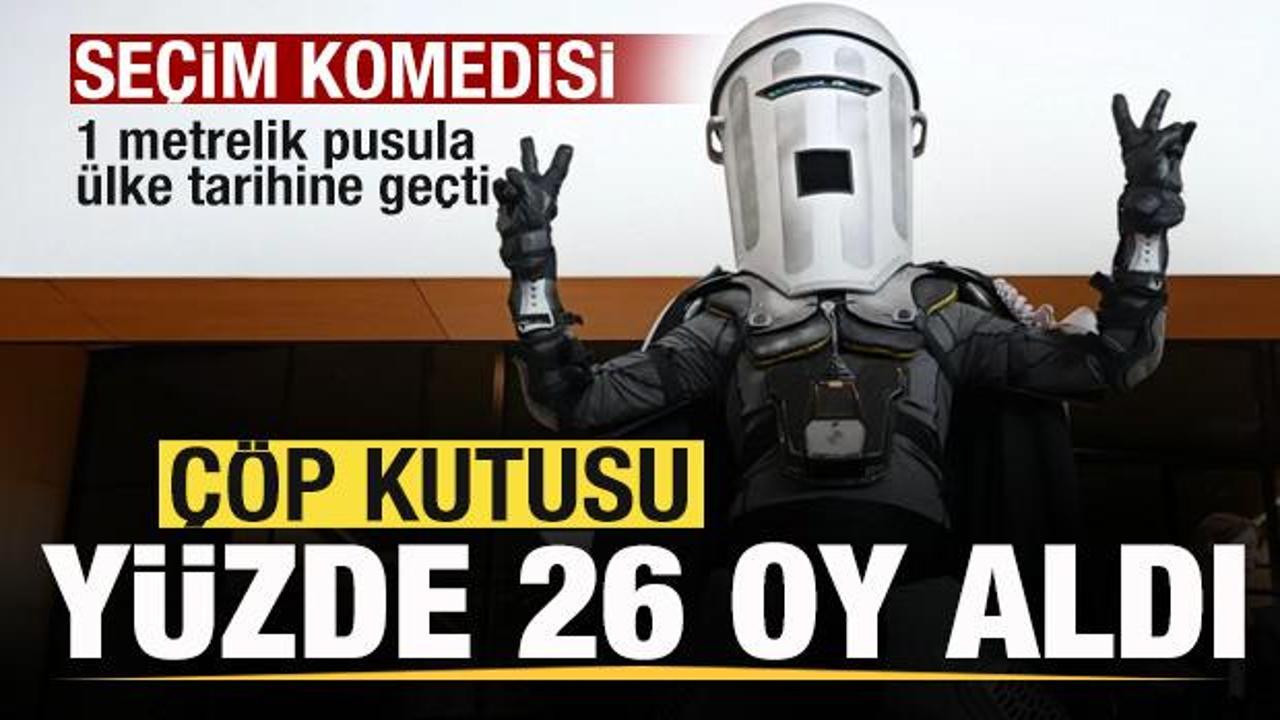 Ülke tarihine geçen seçim! Oy pusulası 1 metreye ulaştı! 'Çöp Kutusu' yüzde 26 oy aldı!
