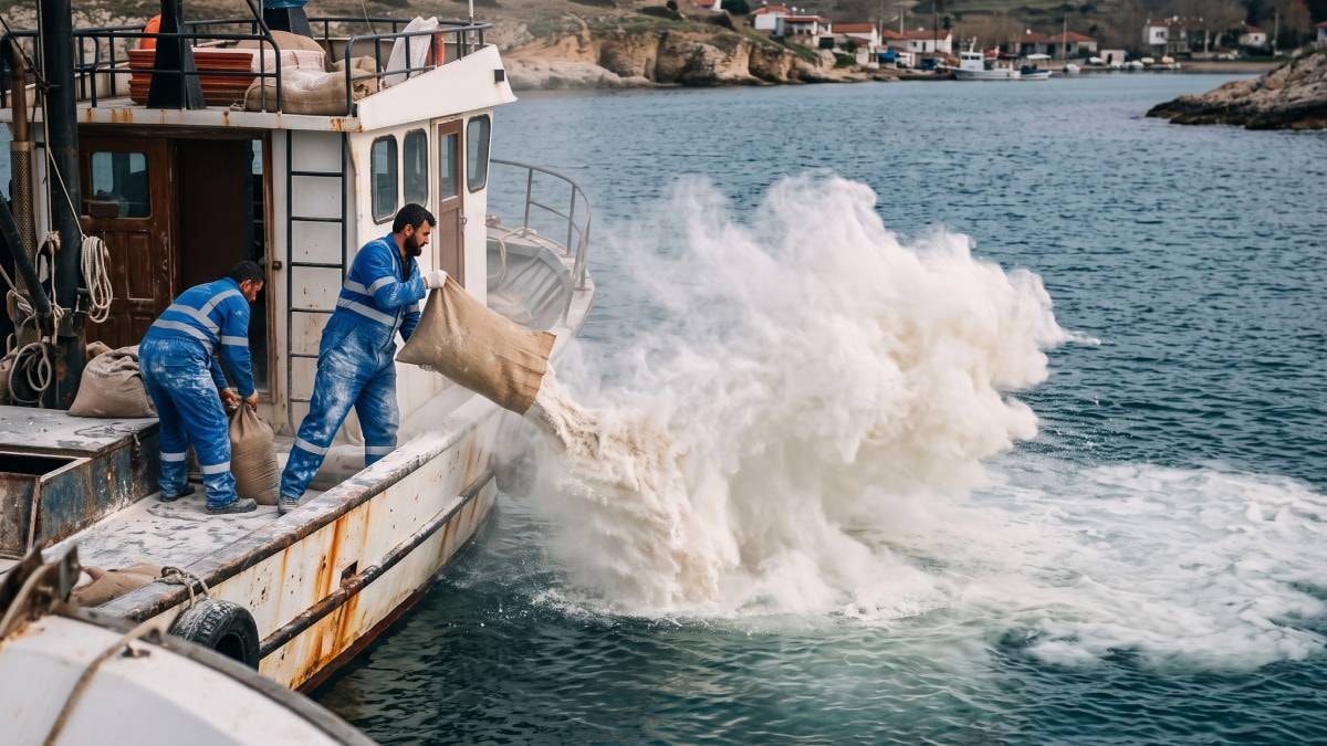 Denize dökülen tonlarca unla ekonomiye değer kattılar