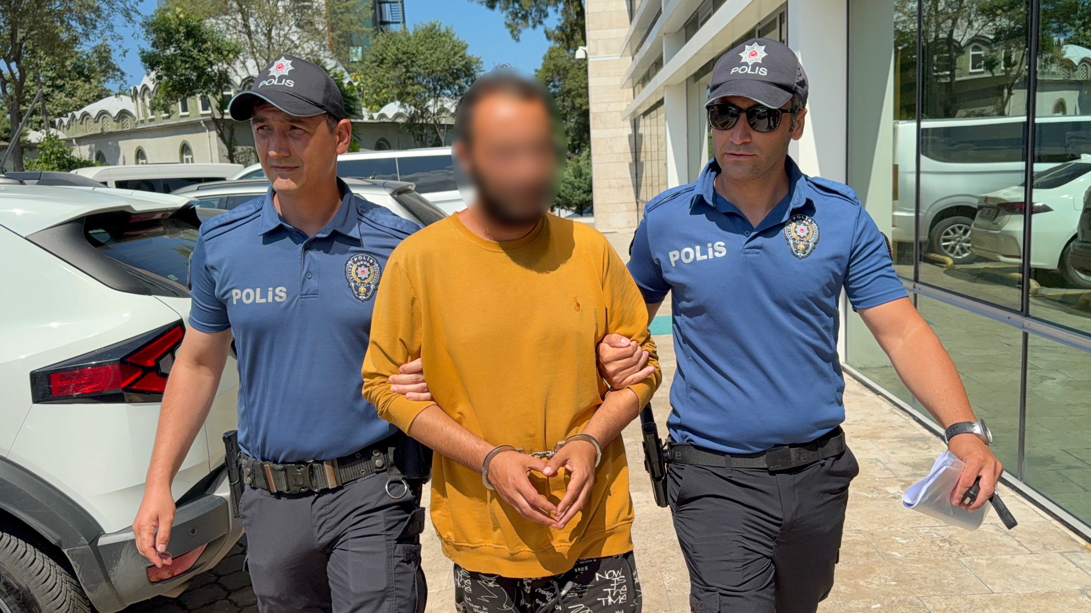 Samsun'da kediye tekme atan şahıs tutuklandı