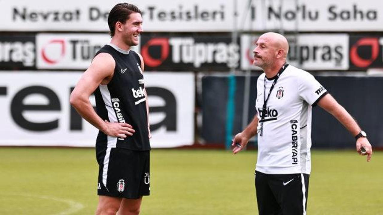 Beşiktaş'ta Vlahovic rüzgârı: Sırp golcü ilk idmanına çıktı, gözler Eyüpspor maçında