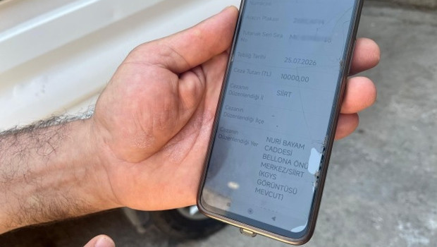 İzmirli mobilyacıya şok ceza: Hayatında gitmediği Siirt'ten 10 bin lira trafik cezası geldi