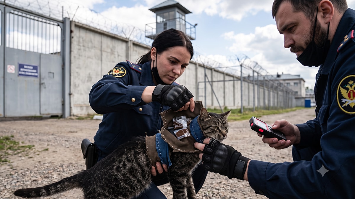 Cezaevine Uyuşturucu Götüren 'Kurye Kedi' Operasyonla Yakalandı