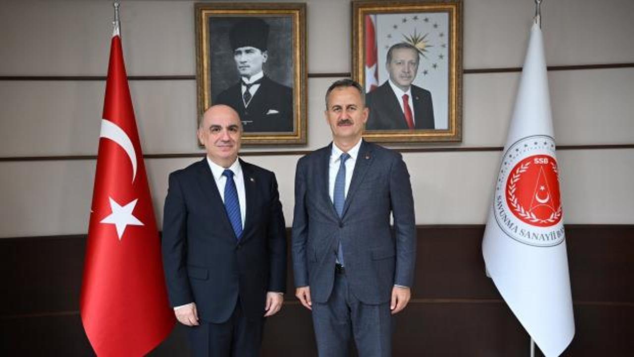 Savunma Sanayii Başkanı Görgün, Cibuti Büyükelçisi Özdemir'i ağırladı