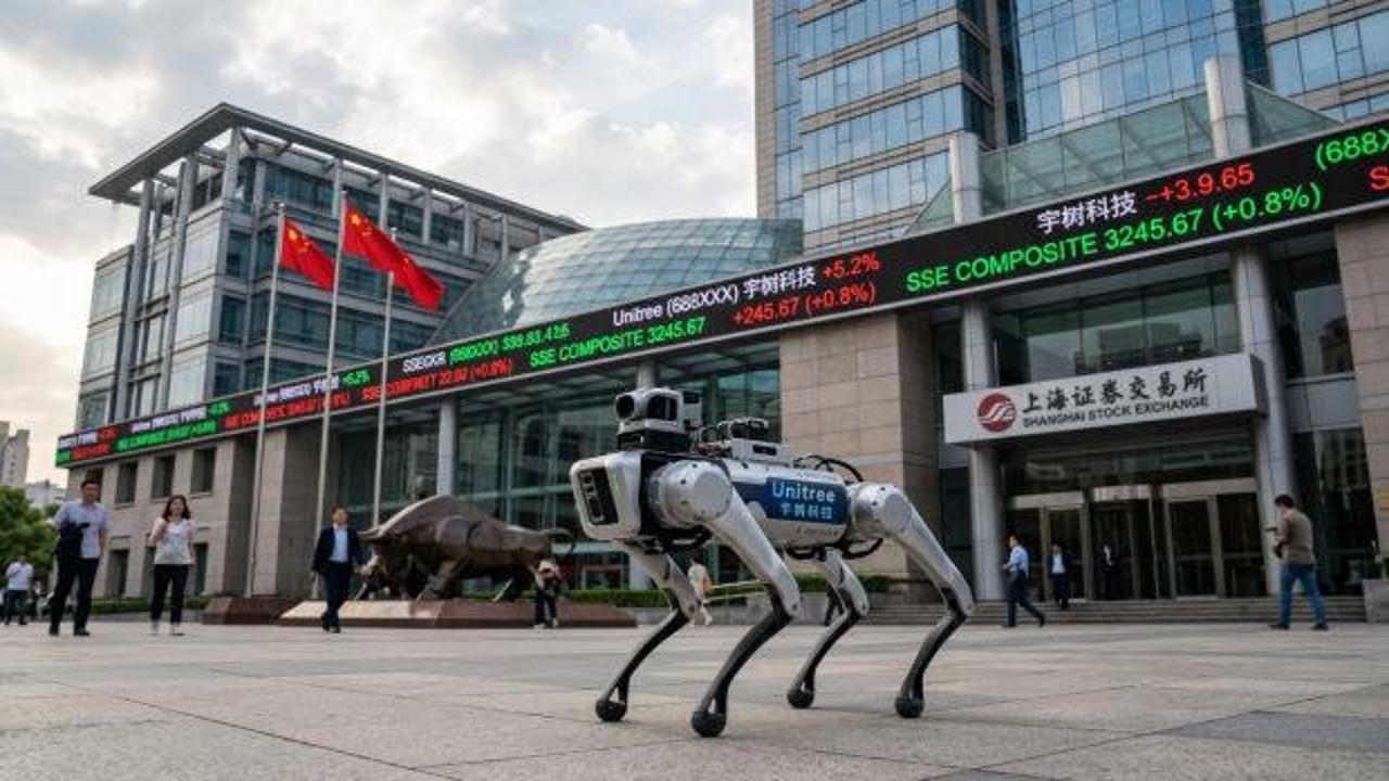 Çinli robot devi Unitree, borsada yüzde 460 sıçradı: Piyasa değeri 50 milyar doları aştı