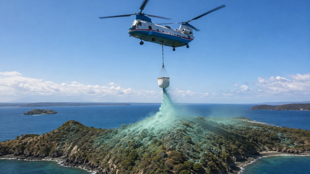 Adada 550 tonluk zehir operasyonu: Helikopterlerle havadan müdahale başlıyor