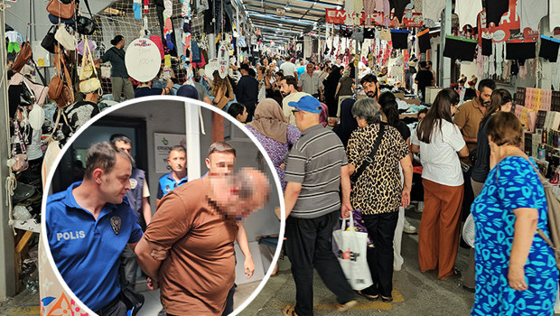 Edirne'de pazarda kadınları gizlice görüntülediği iddia edilen TIR şoförü gözaltında