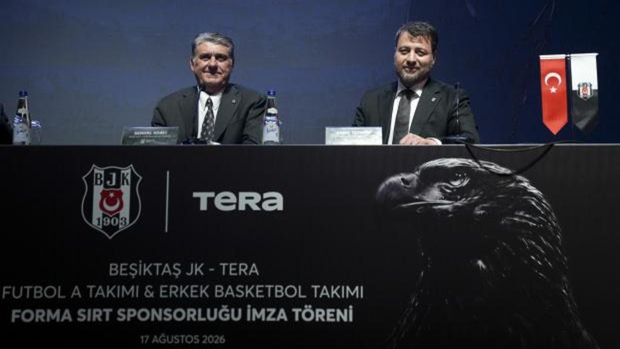 Beşiktaş, Tera Yatırım ile forma sırt sponsorluğu anlaşması imzaladı