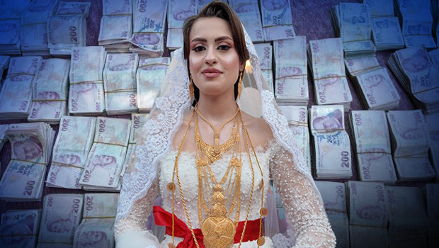 Şırnak'ta iki gün süren görkemli düğün: 35 koyun kesildi, gelin ve damada 6 milyon liralık takı takıldı