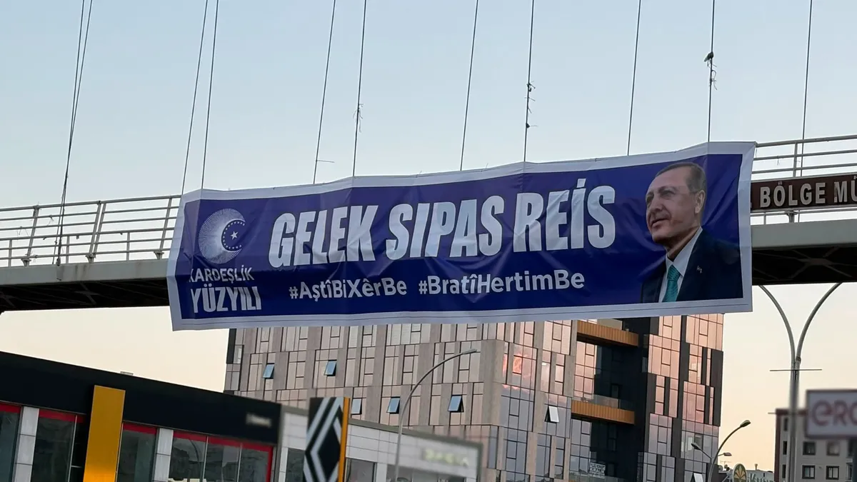 Diyarbakır'dan Başkan Erdoğan'a Kürtçe teşekkür: 'Gelek Sıpas Reis'