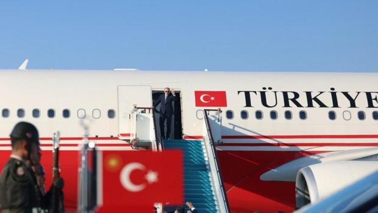 Cumhurbaşkanı Erdoğan, kritik görüşmeler için Suudi Arabistan yolunda