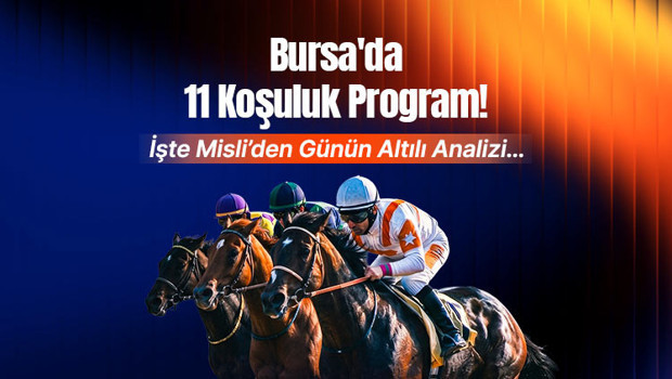 Bursa Osmangazi Hipodromu'nda 11 Koşuluk Heyecan: Altılı Ganyan Severlerine Zorlu Bir Gün