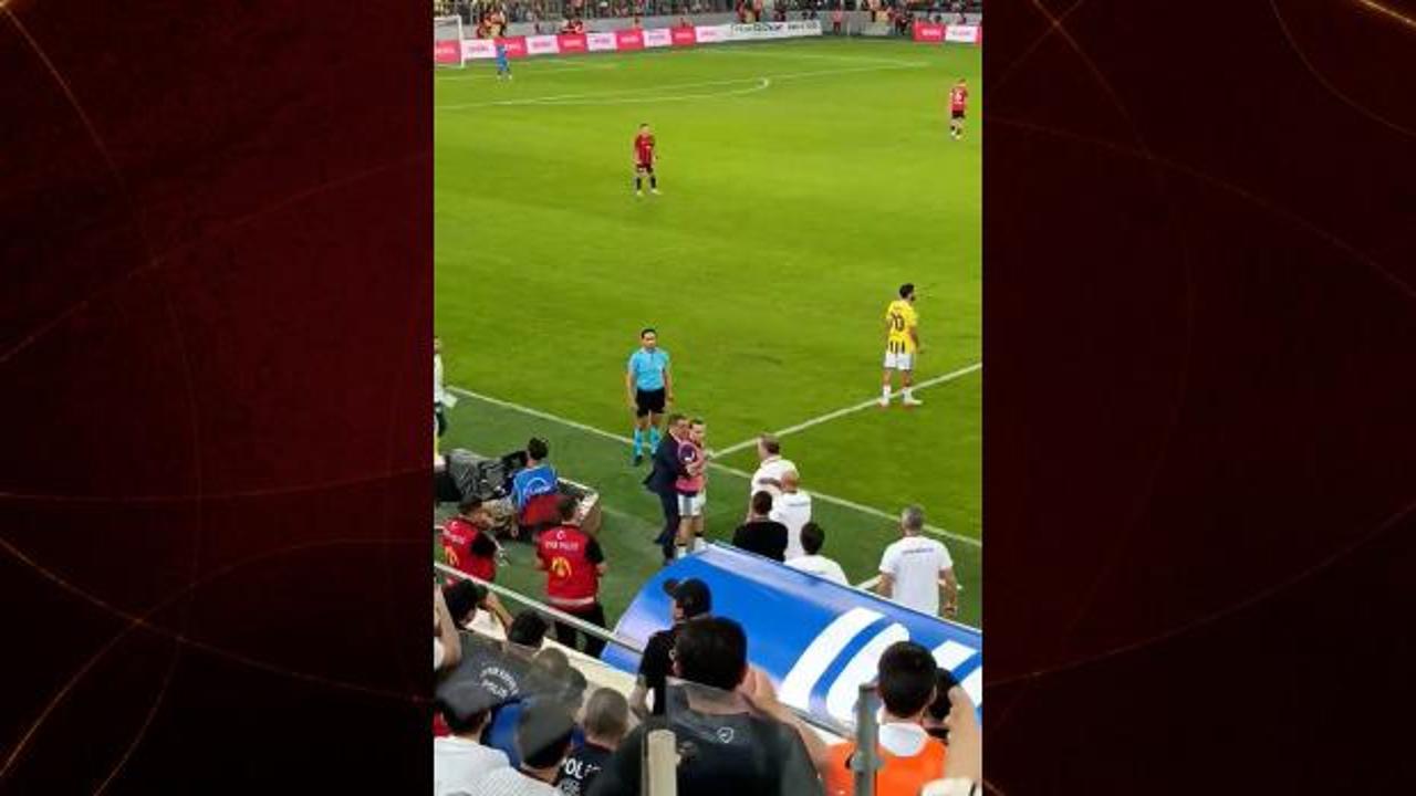 Kerem Aktürkoğlu'nun Gençlerbirliği maçındaki gerginliği kameralara yansıdı