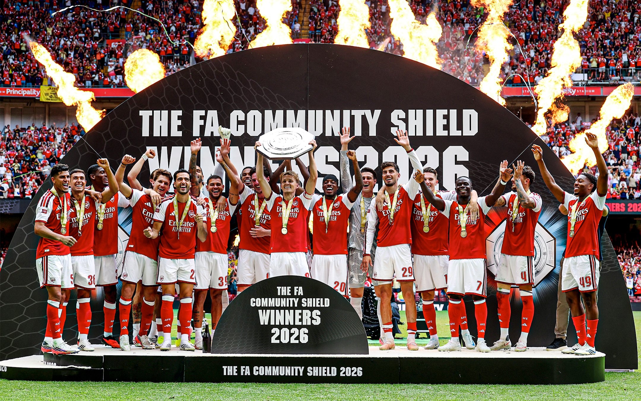 Arsenal, Manchester City'yi mağlup ederek kupayı müzesine götürdü