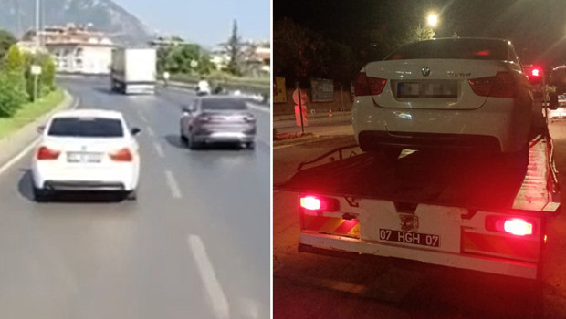 Antalya'da itfaiye aracına yol vermeyen sürücüye 46 bin lira ceza!