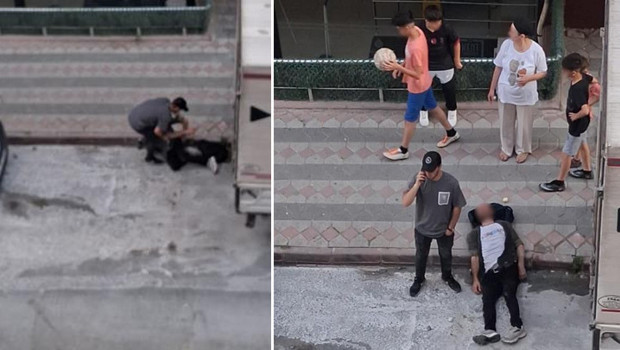 Arnavutköy'de alkol dehşeti: Park halindeki kamyonetin kasasına kafasını vura vura bayıldı
