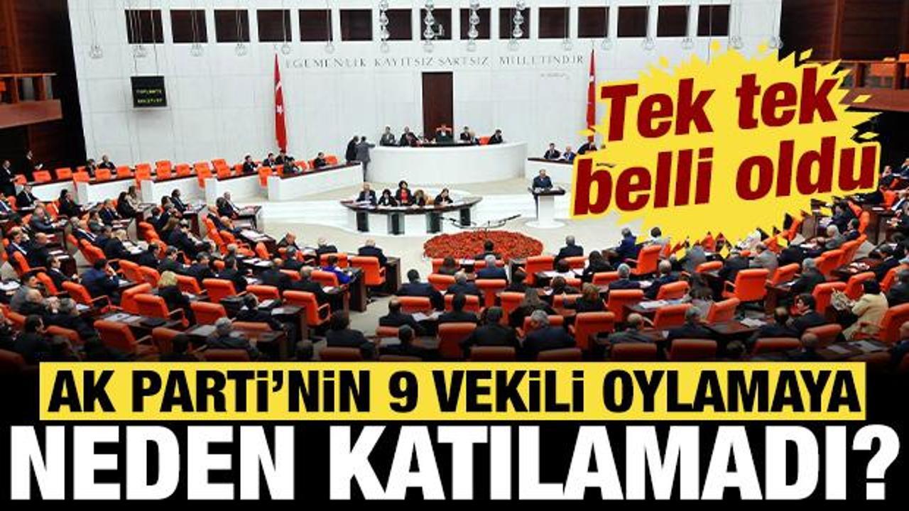 Terörsüz Türkiye düzenlemesi Meclis'ten geçti: AK Parti'de 9 milletvekili oylamaya katılamadı