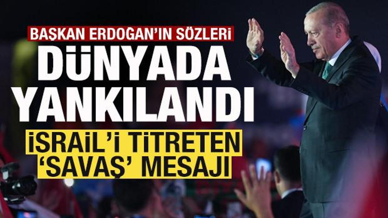Erdoğan'ın 'savaş' mesajı dünya basınında yankılandı: İsrail sürekli çatışmayı kışkırtıyor