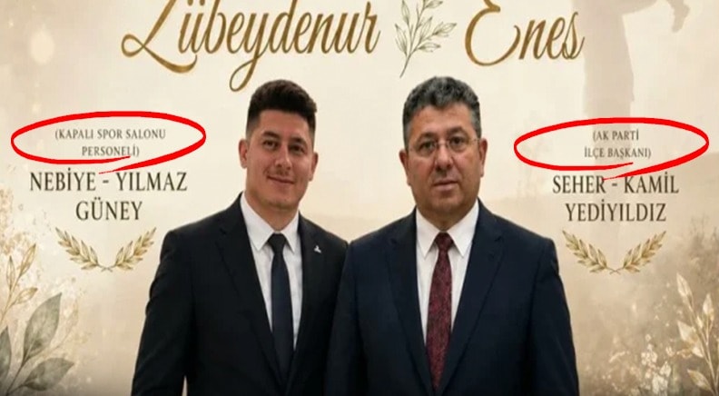 AK Partili başkanın gelinsiz davetiyesi sosyal medyada gündem oldu