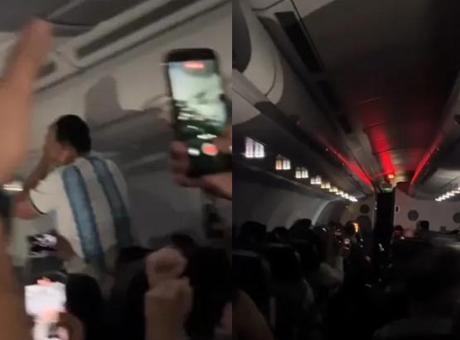 Son dakika...Arjantin taraftarları uçakta neye uğradığını şaşırdı! Pilotun tek cümlesi sonra ortalık buz kesti: Önce güldüler sonra ağladılar