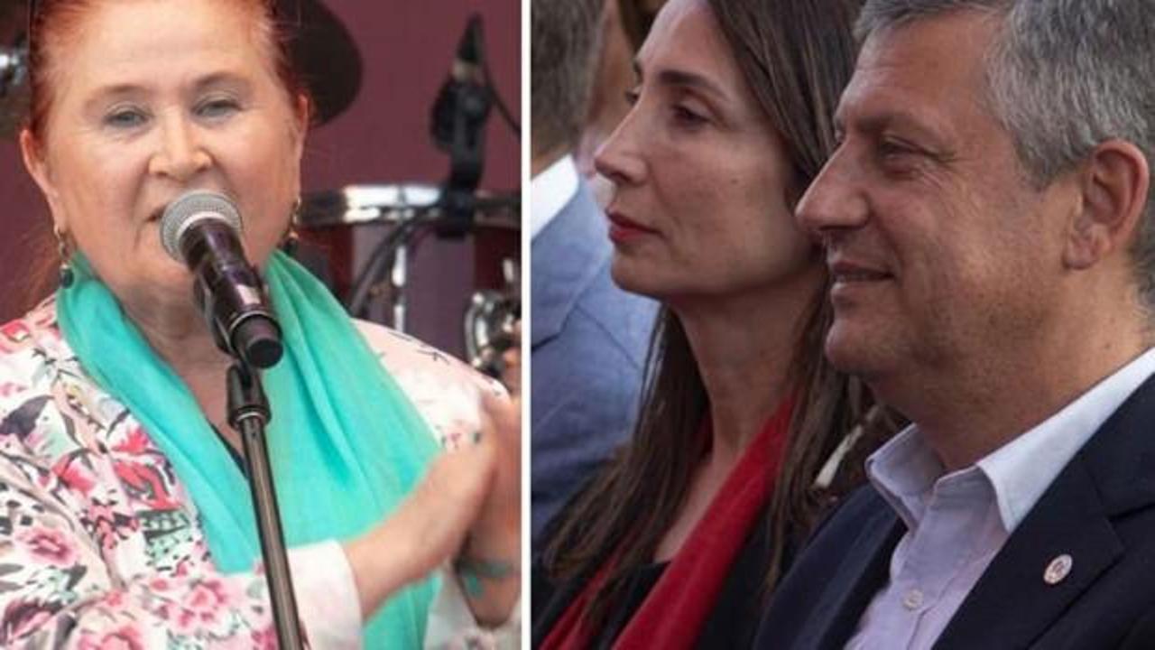 Sabahat Akkiraz sahne aldı, DEM Parti Eş Başkanı Hatimoğulları protokolü terk etti