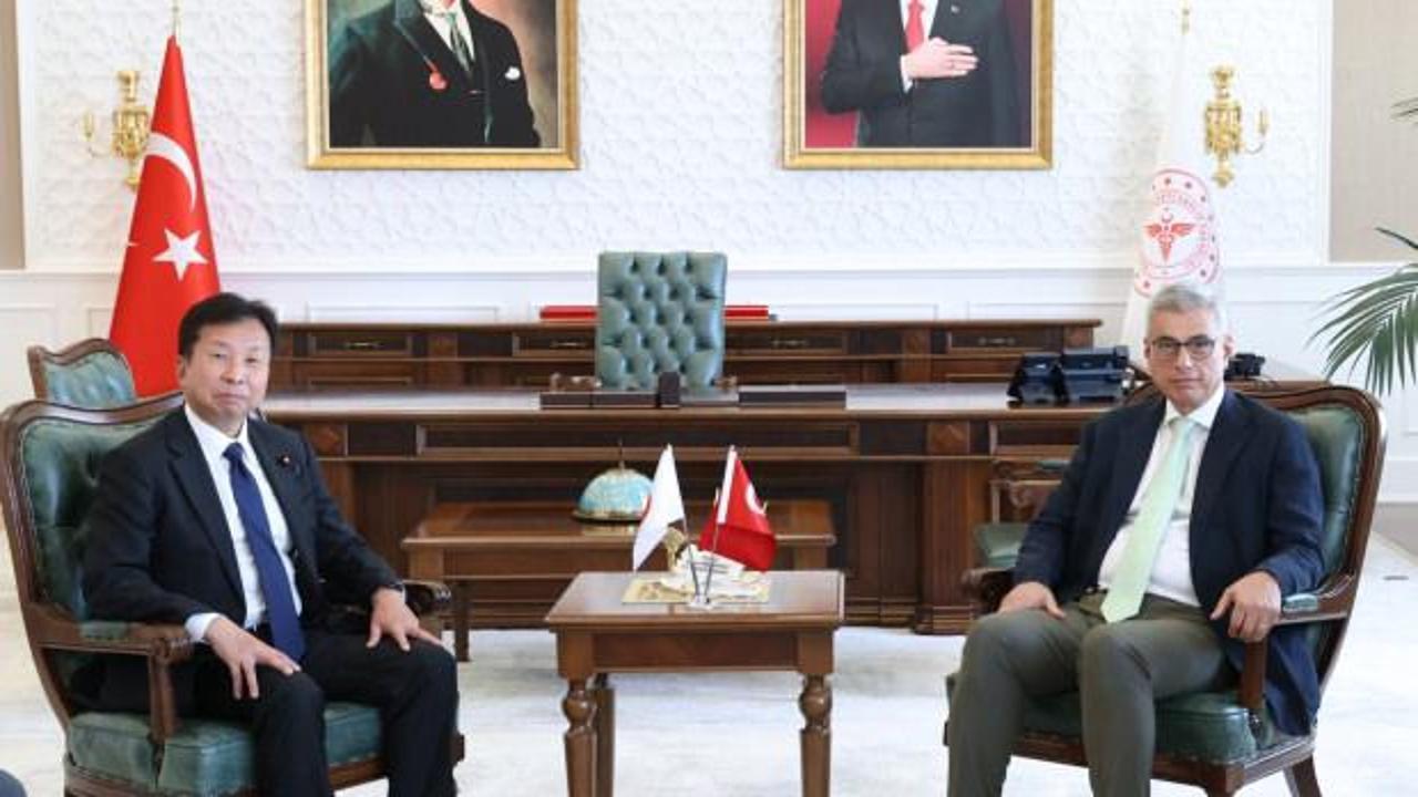 Bakan Memişoğlu, Japon milletvekili Ogushi ile sağlık işbirliğini görüştü