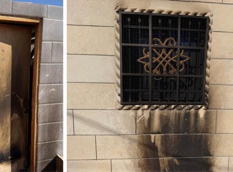 İsrailli yerleşimcilerden provokatif eylem: Batı Şeria'da cami ve evler kundaklandı