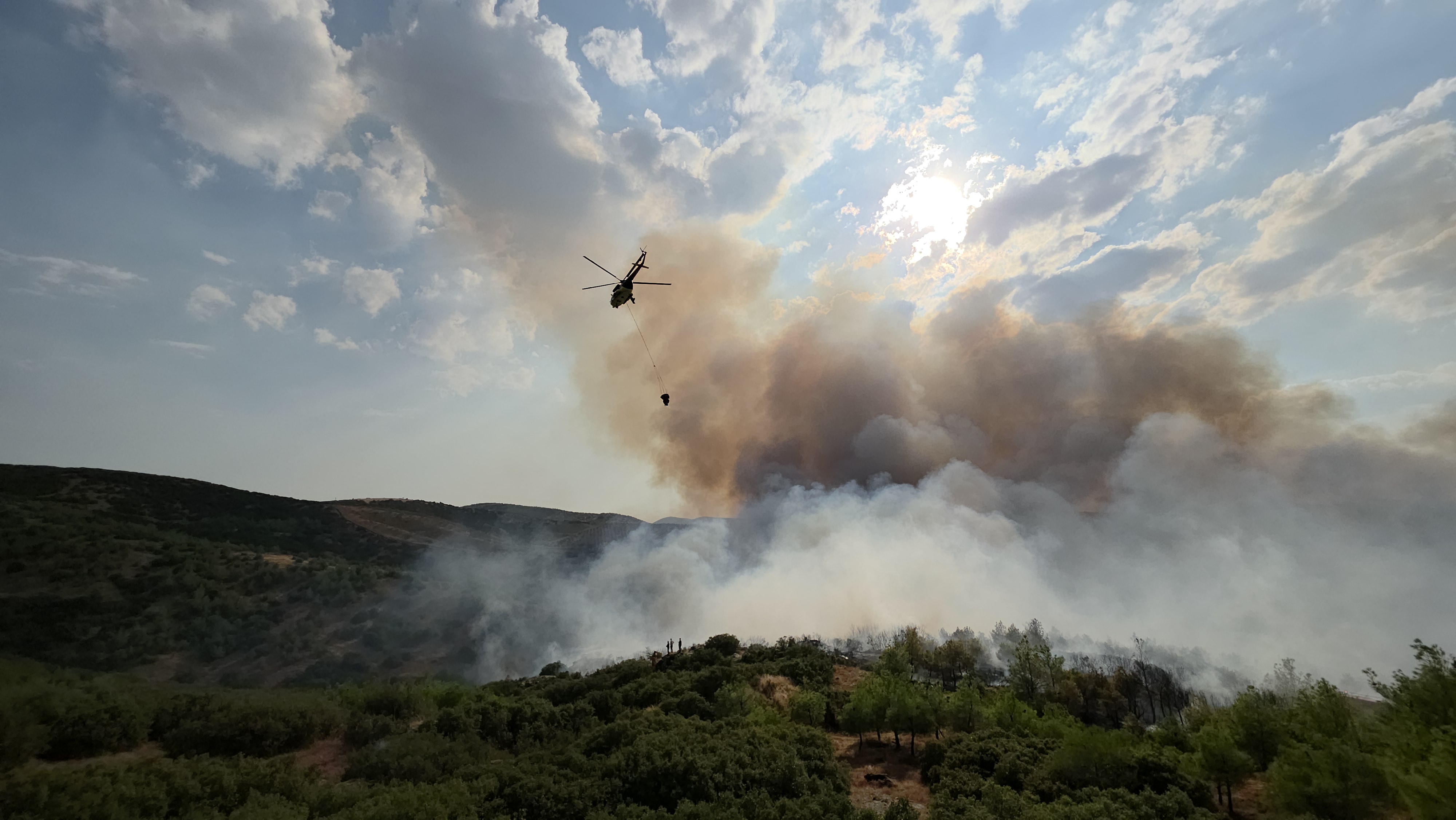 Manisa ve Edirne'de eş zamanlı orman yangınları: Havadan ve karadan müdahale sürüyor