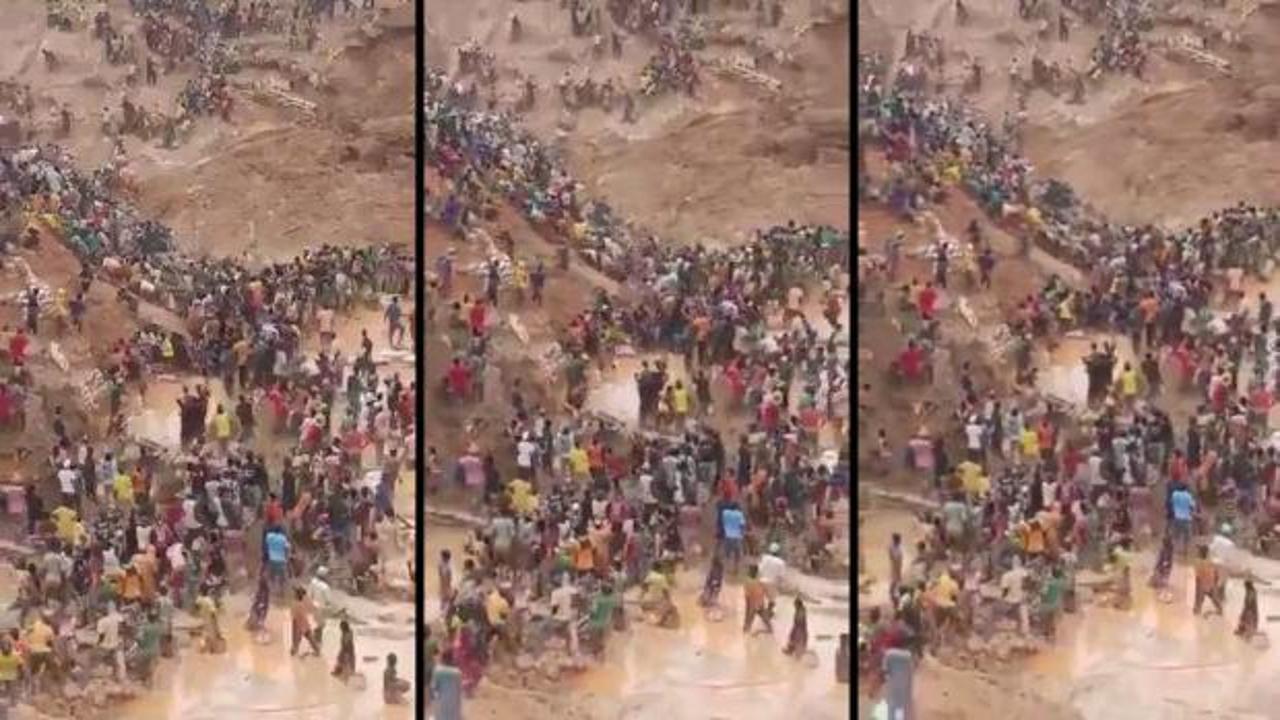 Orta Afrika Cumhuriyeti'nde altın madeninde facia: 107 madenci göçük altında can verdi