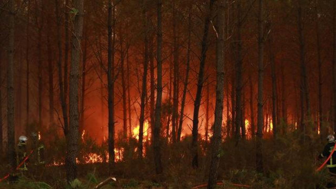 Fransa'da sıcak hava dalgası ormanları yakıyor: 50 vilayette turuncu alarm