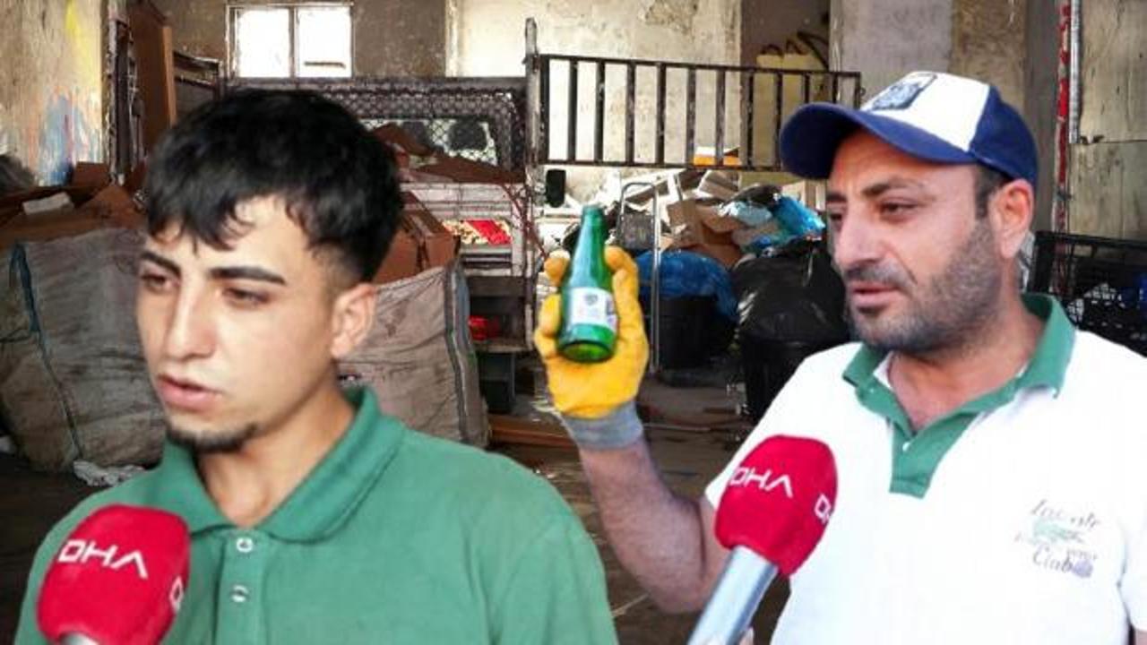 Depozito sistemi sokak toplayıcılarının yüzünü güldürdü: 'Günde 500 şişe topluyorum, aylık 15 bin lira kazanıyorum'