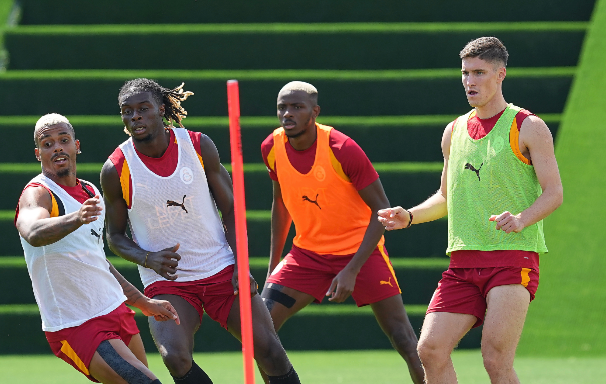 Galatasaray, Erzurum deplasmanı öncesi çalışmalarını sürdürüyor