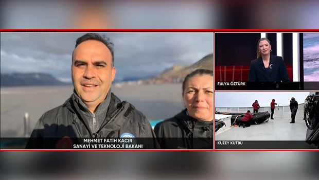Bakan Kacır, Kuzey Kutbu'ndan CNN Türk'e konuştu: 'Akıl Çemberi'nde önemli mesajlar