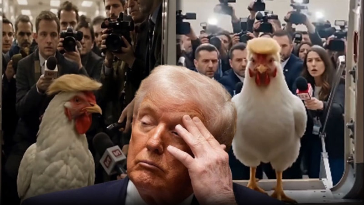 İran medyası Trump'ı alaya aldı: Tavukla karikatürize ettiler