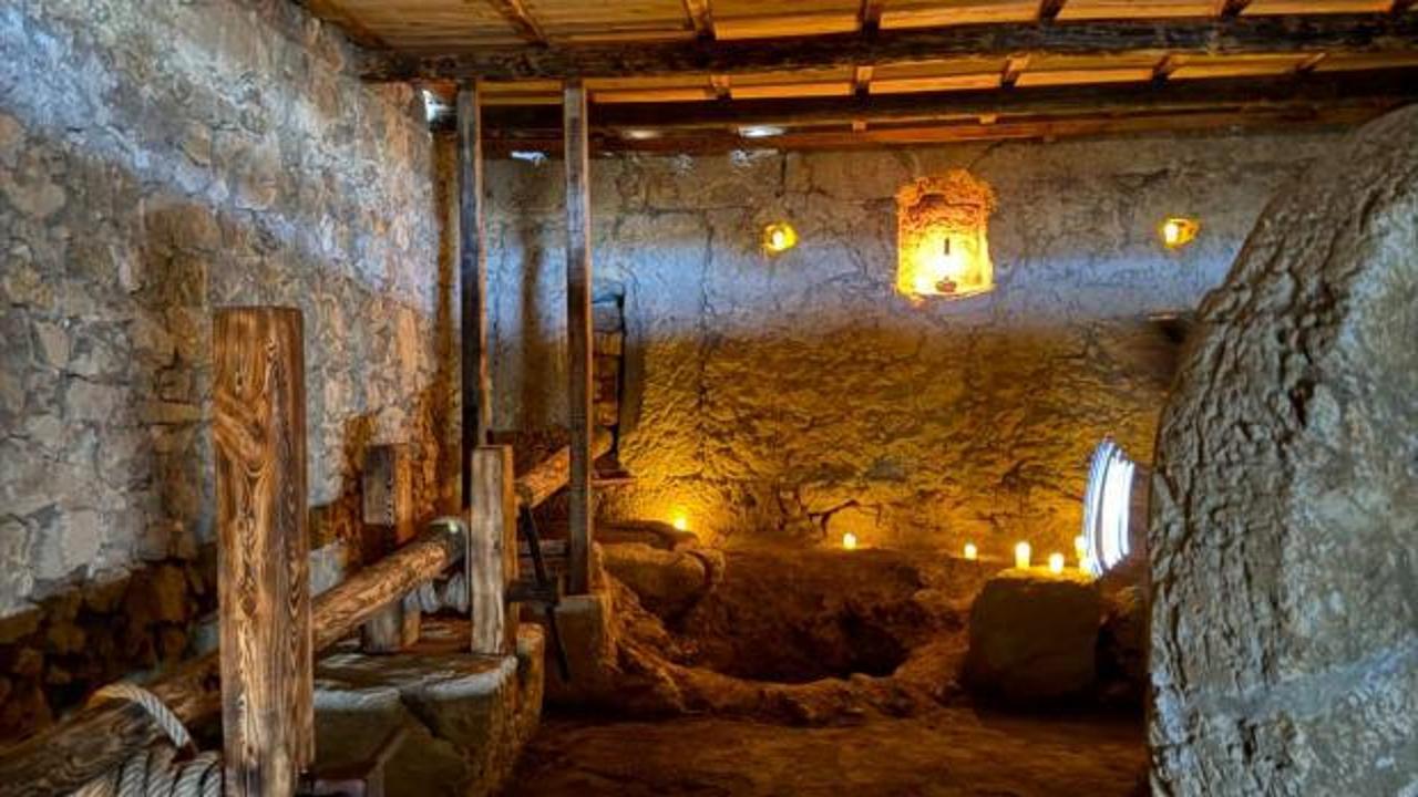 Syedra Antik Kenti'ndeki 1500 yıllık zeytinyağı işliği restore edilerek ayağa kaldırıldı