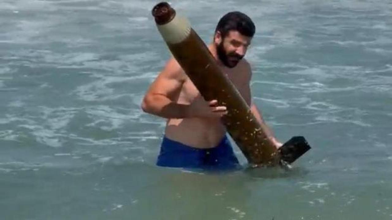 Sinop sahilinde tedirginlik yaratan keşif: Vatandaş denizden çıkarttı