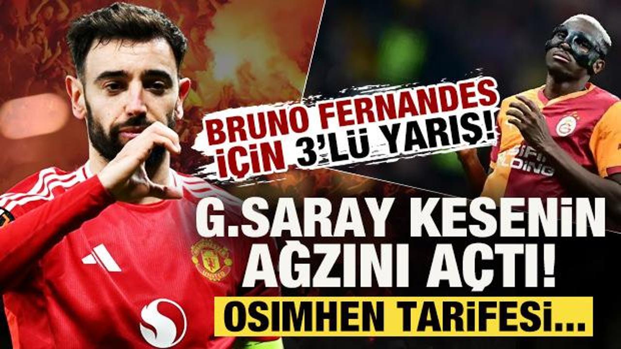 Galatasaray, Bruno Fernandes için harekete geçti: Osimhen tarifesi masada