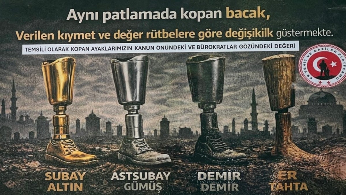 Askerde skandal eşitsizlik: Subaylara altın, erlere tahta malzeme