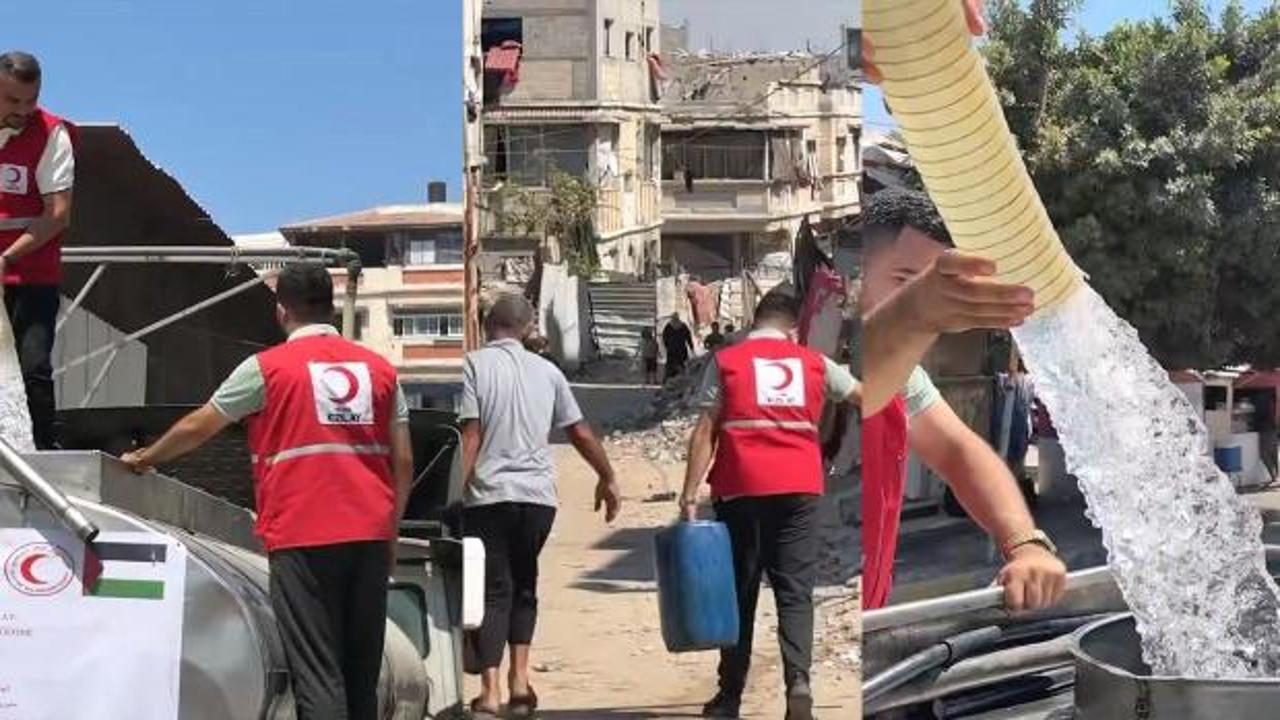 Türk Kızılay, Gazze'de salgın tehlikesine karşı hijyen seferberliği başlattı