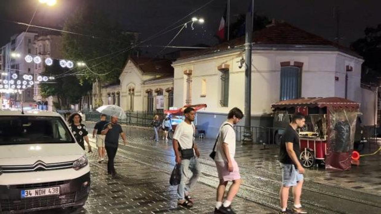 İstanbul’da sağanak etkili oluyor