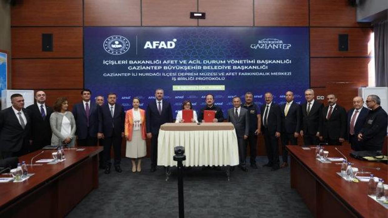 Nurdağı'nda Deprem Müzesi ve Afet Farkındalık Merkezi kuruluyor