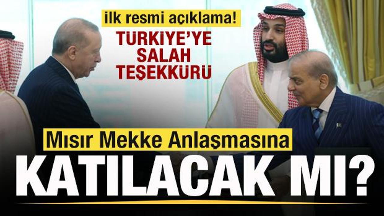 Mısır'dan Mekke Savunma Anlaşması'na ilişkin kritik açıklama: 'Ciddiyetle ele alıyoruz'