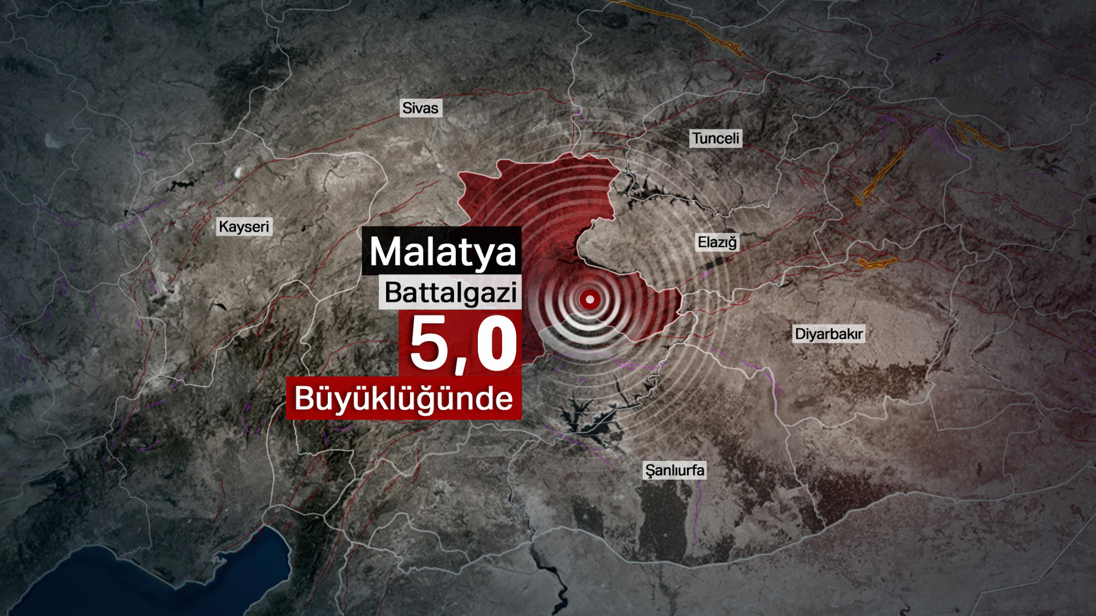 Malatya'da 5 Büyüklüğünde Deprem: Vali Yavuz "Olumsuz Durum Beklemiyoruz" Dedi