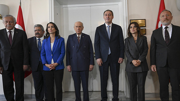 DEM Parti heyeti MHP Genel Merkezi'nde: Bahçeli'ye kritik ziyaret