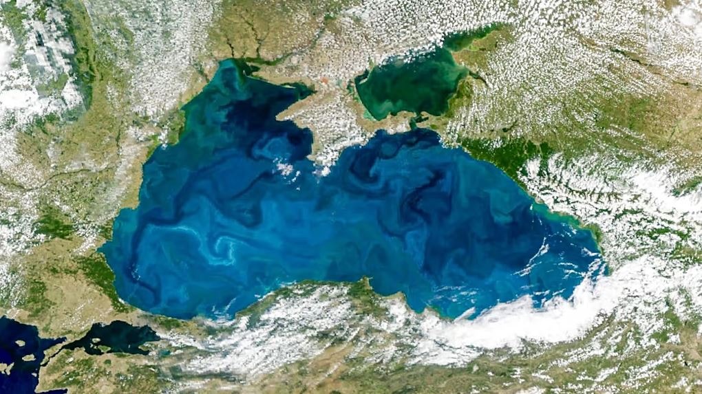 Karadeniz ve İstanbul Boğazı uzaydan böyle görüntülendi: Sular aniden renk değiştirdi