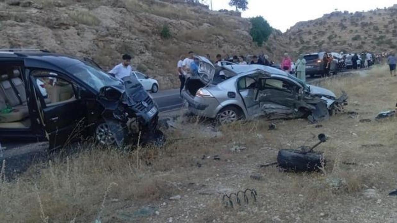 Mardin'de trafik kazası: 2 yaşındaki bebek hayatını kaybetti, 7 kişi yaralandı
