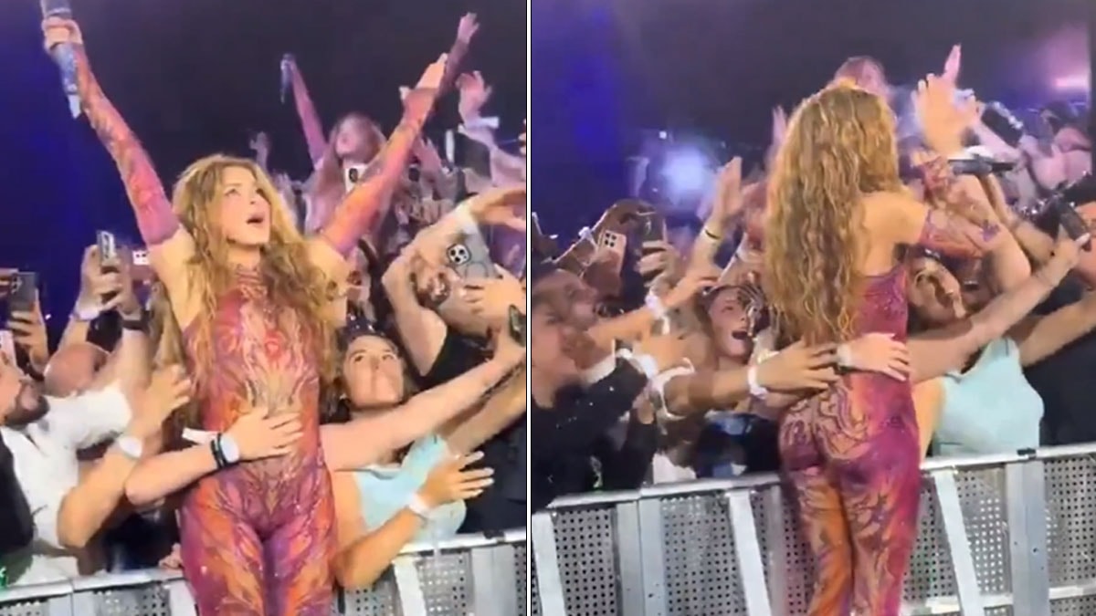 Shakira konserinde şoke eden an: Hayranının taciz girişimi kameraya yansıdı