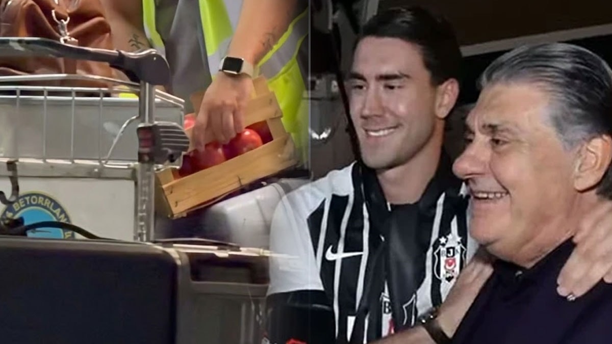 Yıldız futbolcu İstanbul'a domates kasalarıyla geldi, havalimanında şaşkınlık yarattı