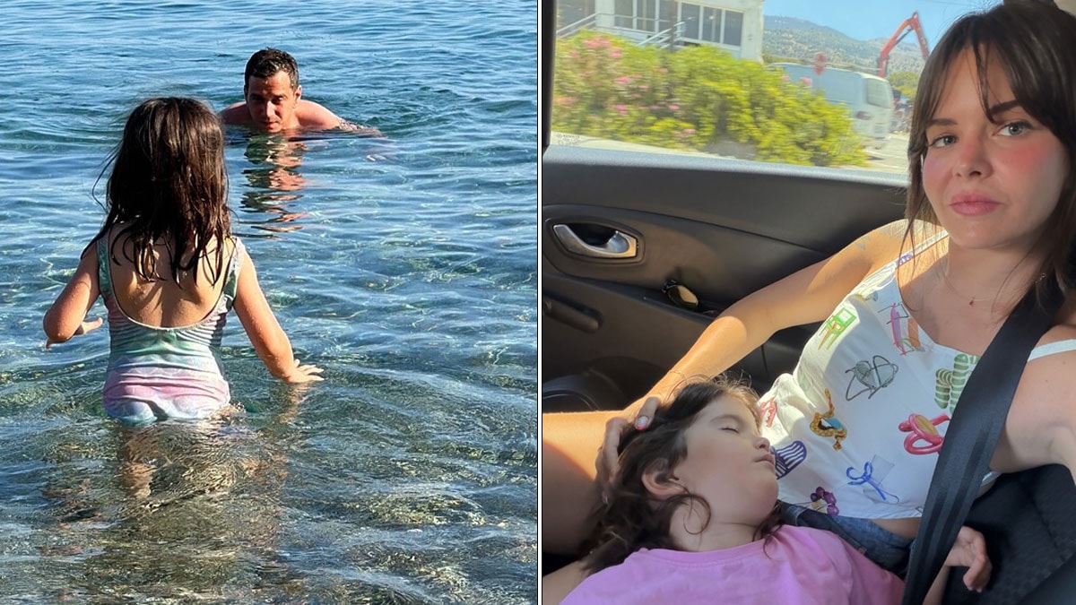 Selahattin ve Lara Paşalı çifti, evlilik krizinin ardından tatilde objektiflere yansıdı