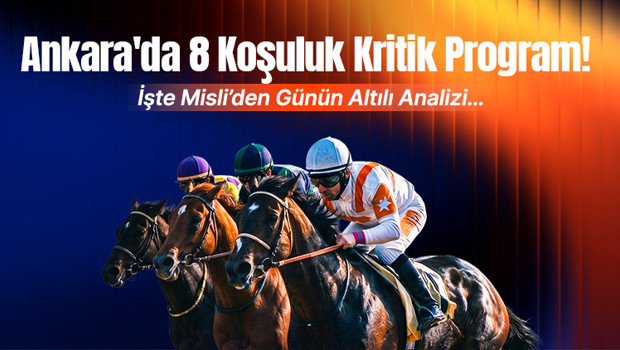 Ankara Hipodromu'nda nefes kesen 8 koşuluk dev program